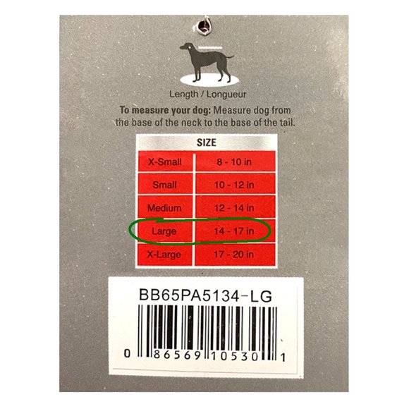 Reindeer Dog Holiday Costume (Size L) - Picture 4 of 5